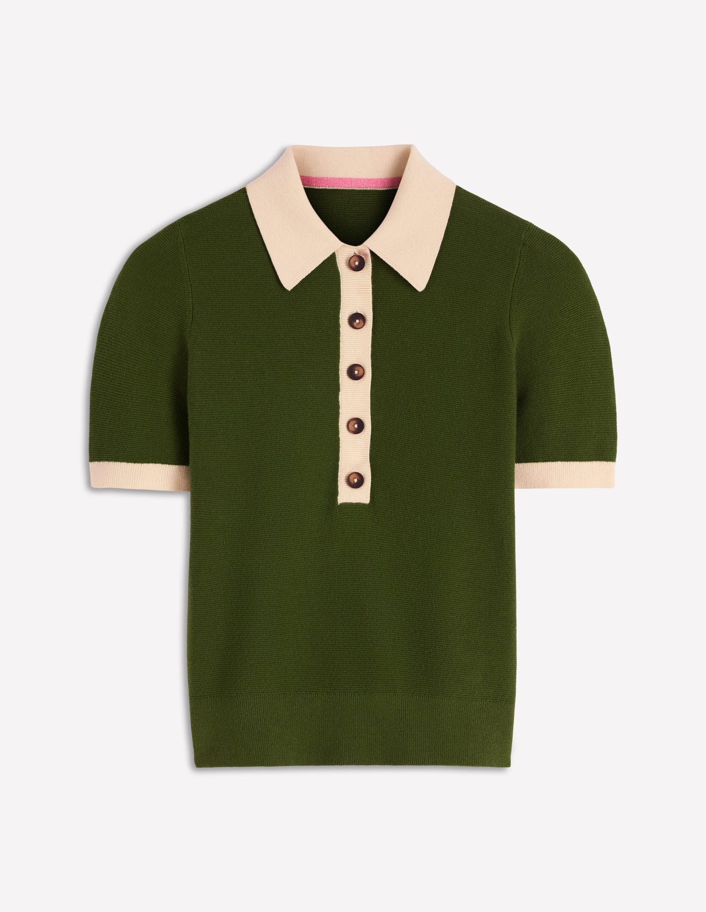 Grace Colour Block T-Shirt-Promenade Green