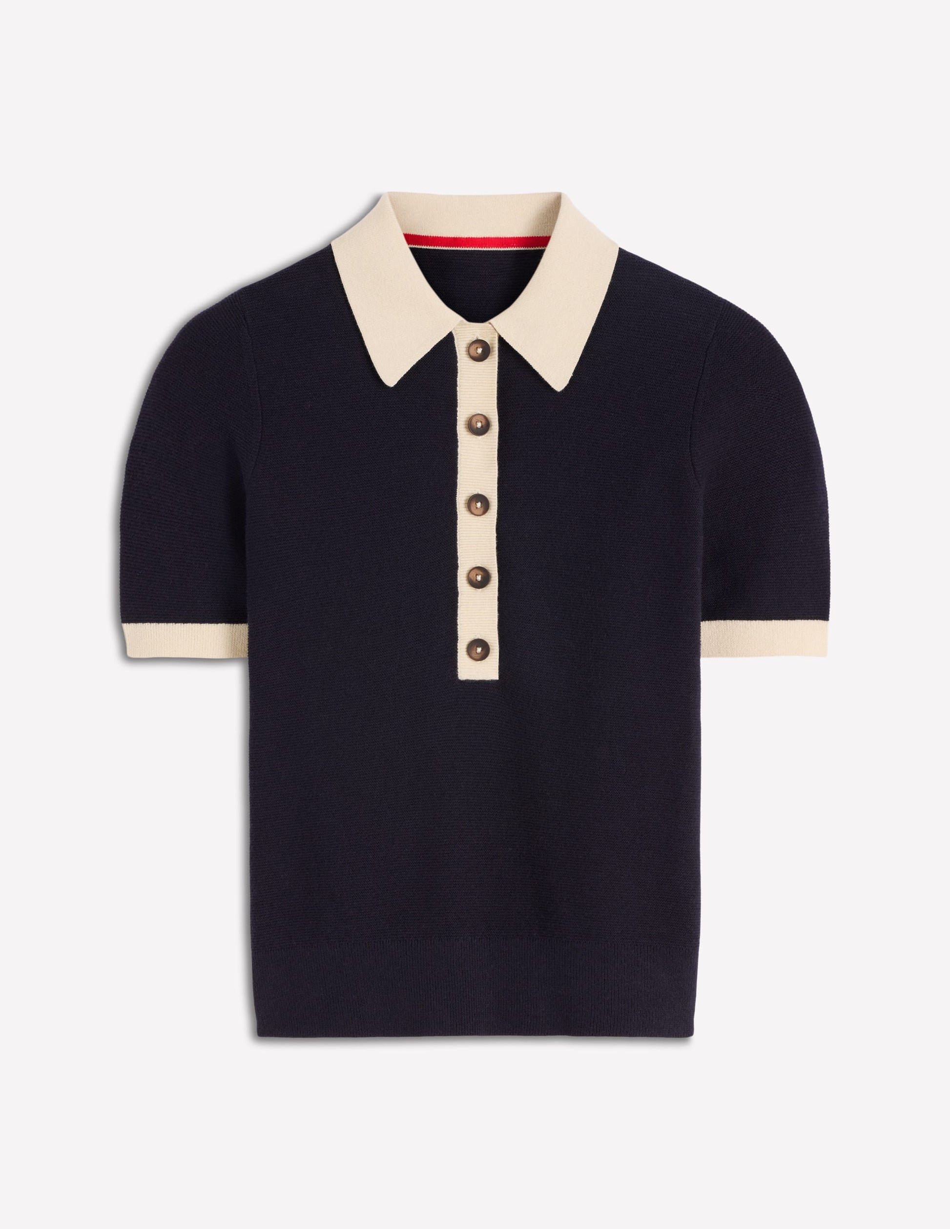 Grace Colour Block T-Shirt-Navy-6