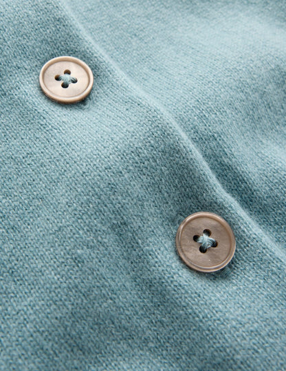 Pretty Cropped Cardigan-Misty Blue-6