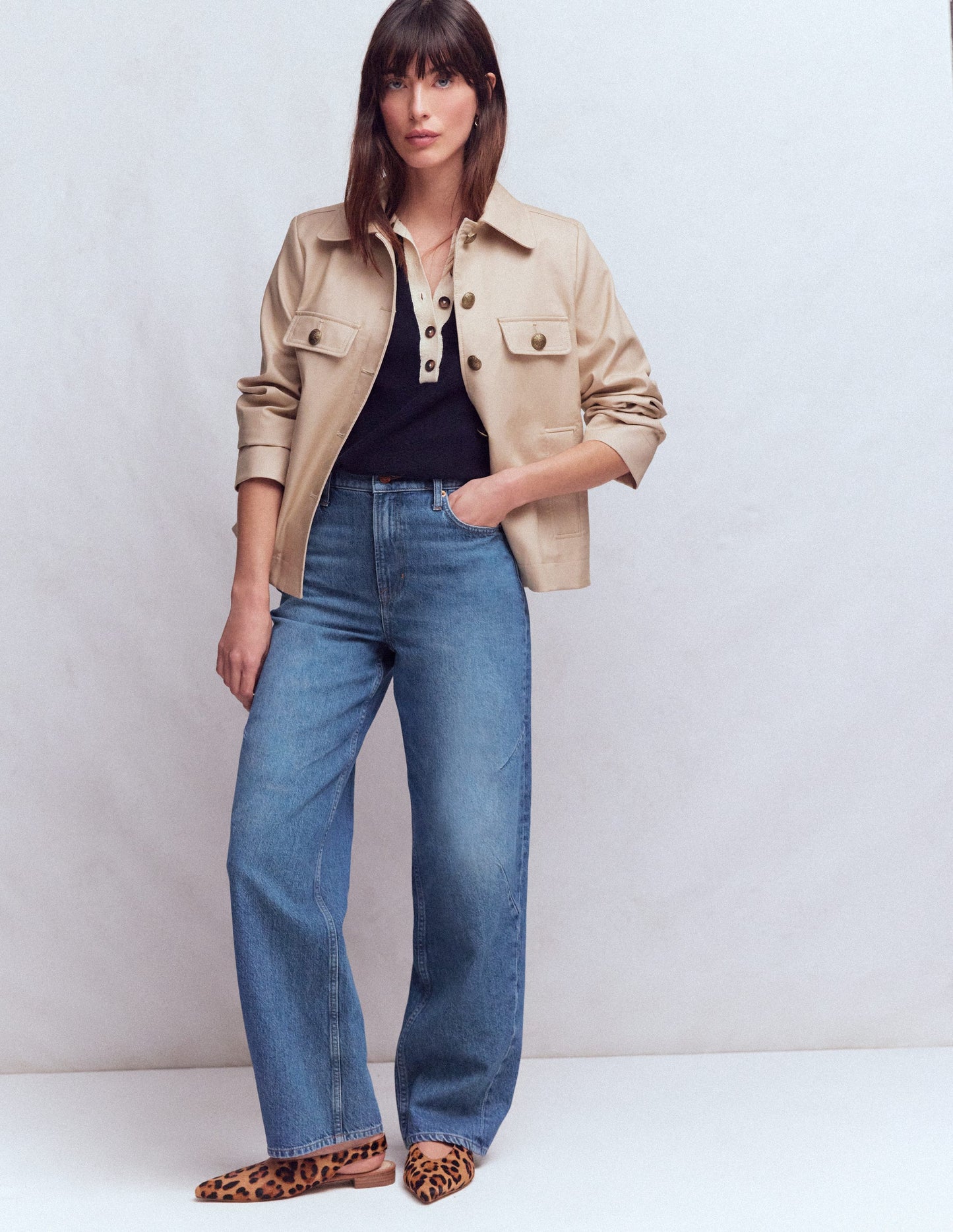 Barrel Jeans-Mid Vintage