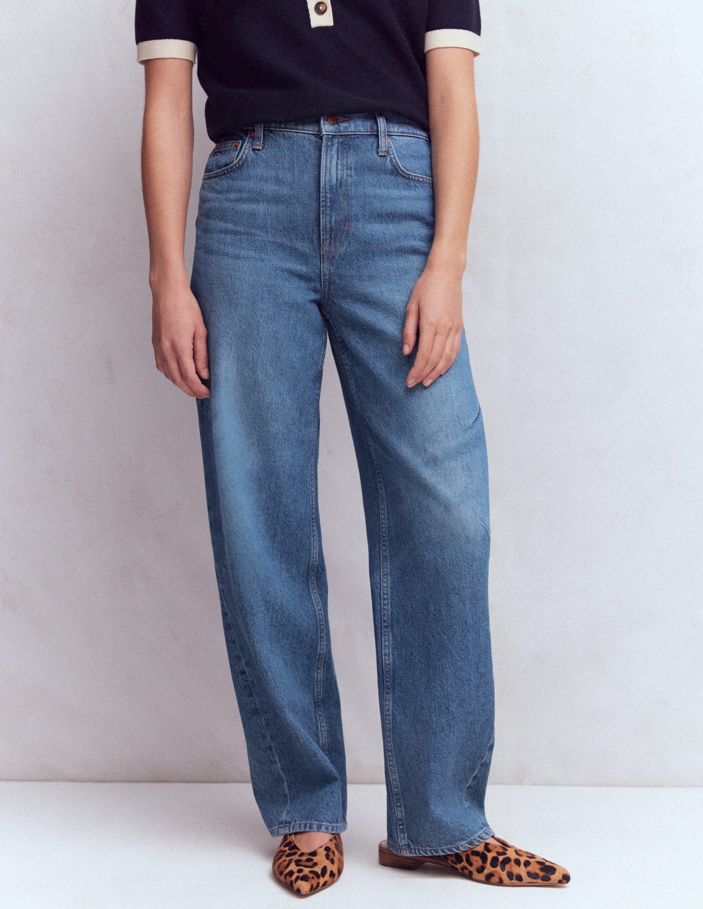 Barrel Jeans-Mid Vintage