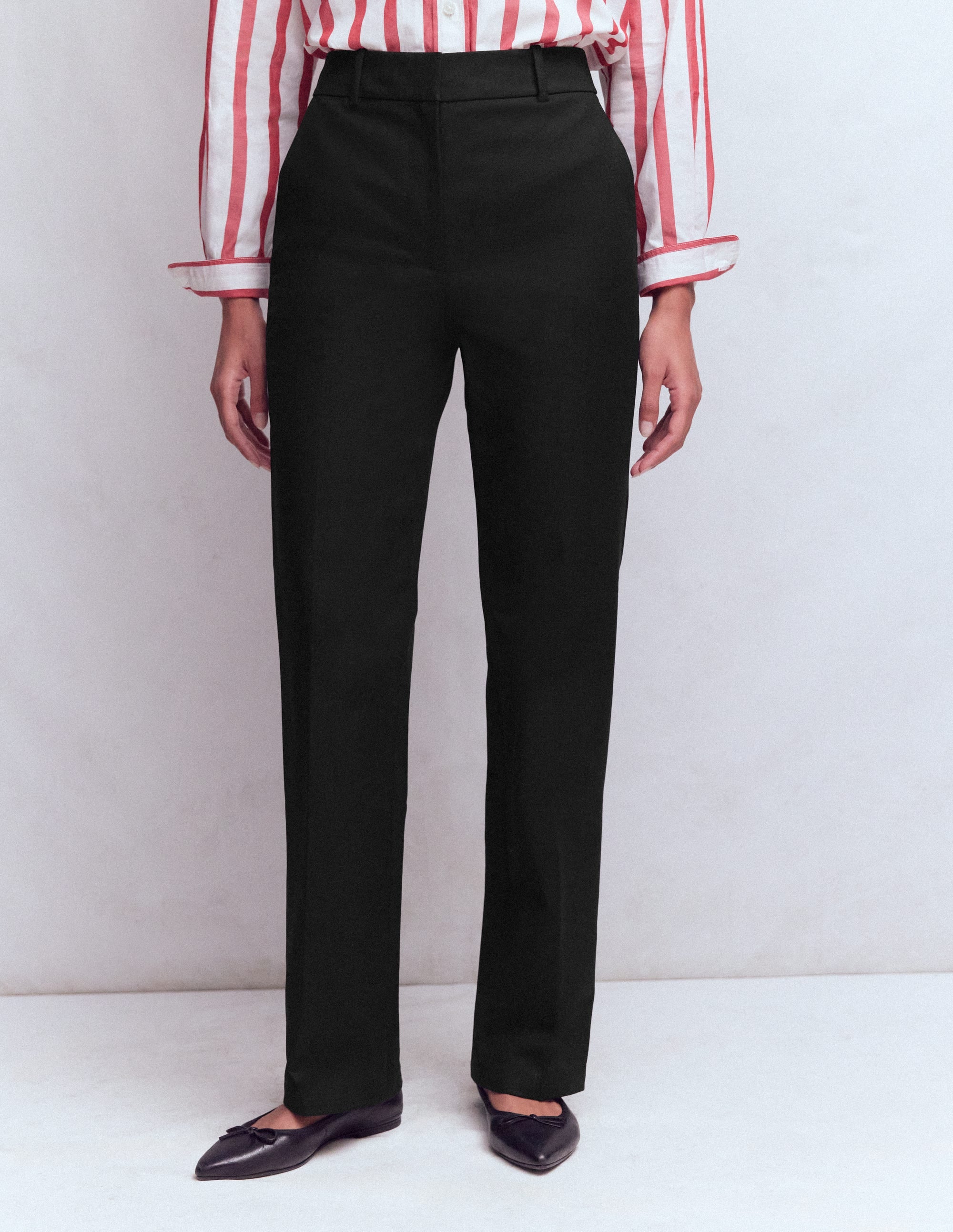 Canonbury Cotton Trousers-Black - Image 4