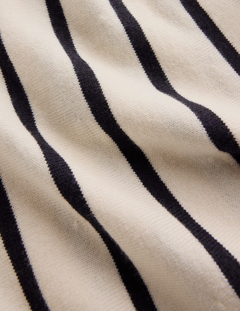 Liz Knitted Midi Skirt-Ivory Stripe-7