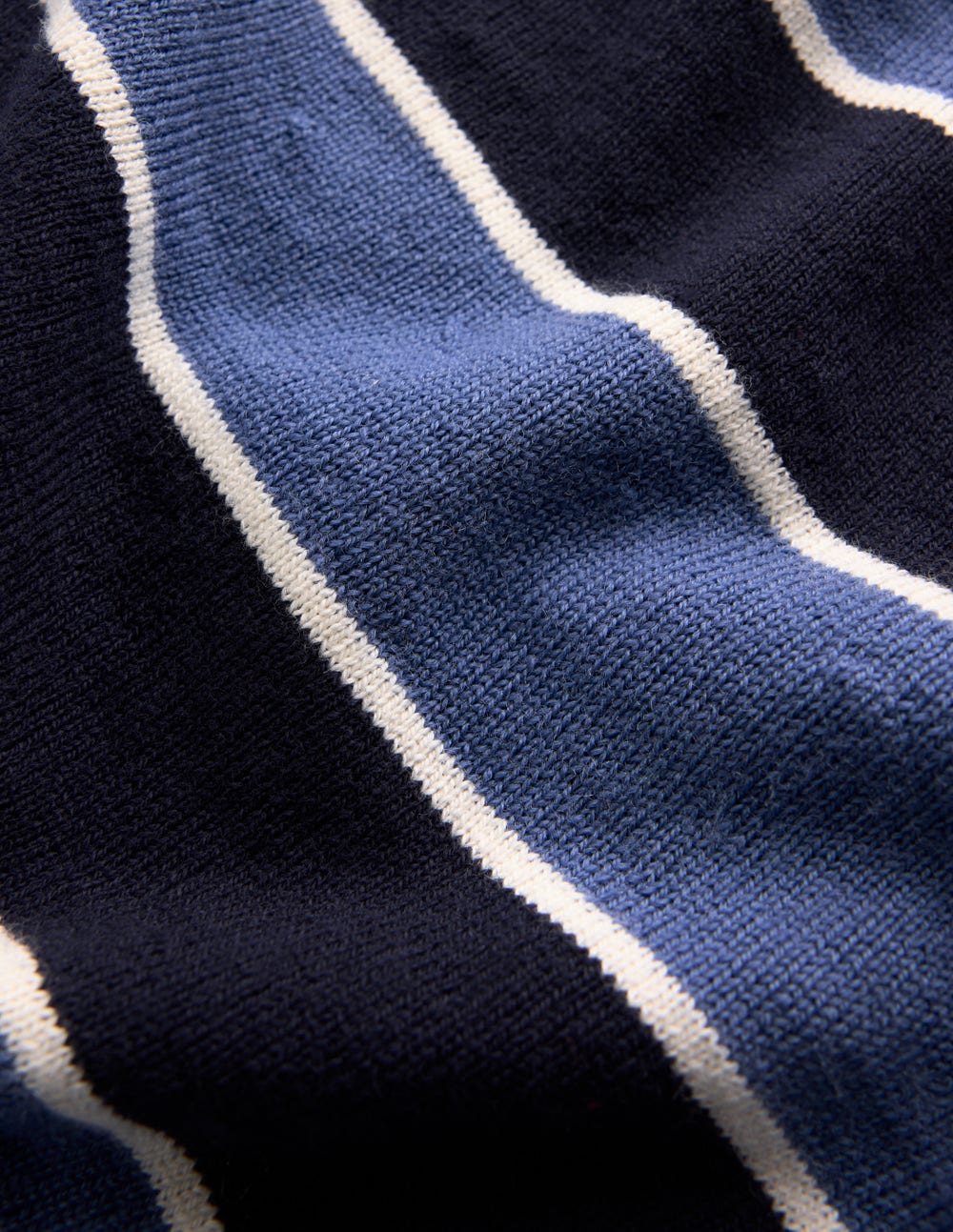 Liz Knitted Midi Skirt-Denim Blue Stripe - Image 6