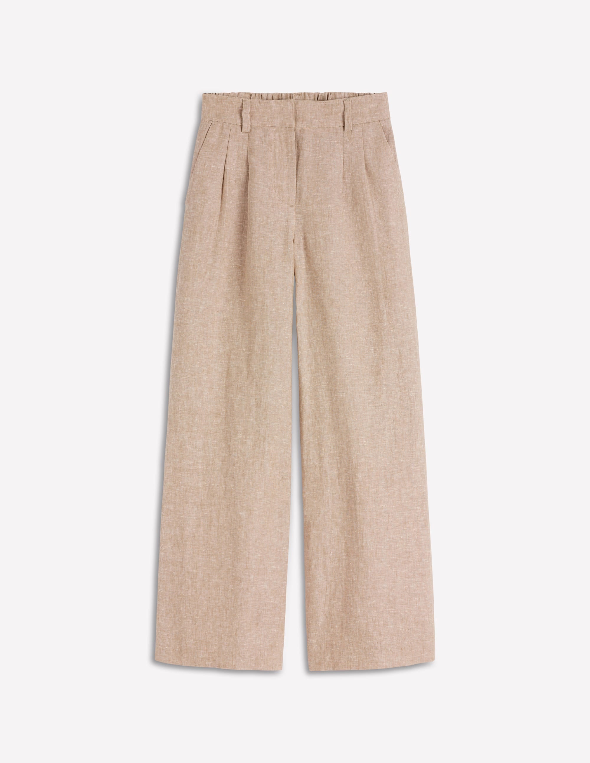 Kensington Linen Trousers-Cappuccino Chambray - Image 5