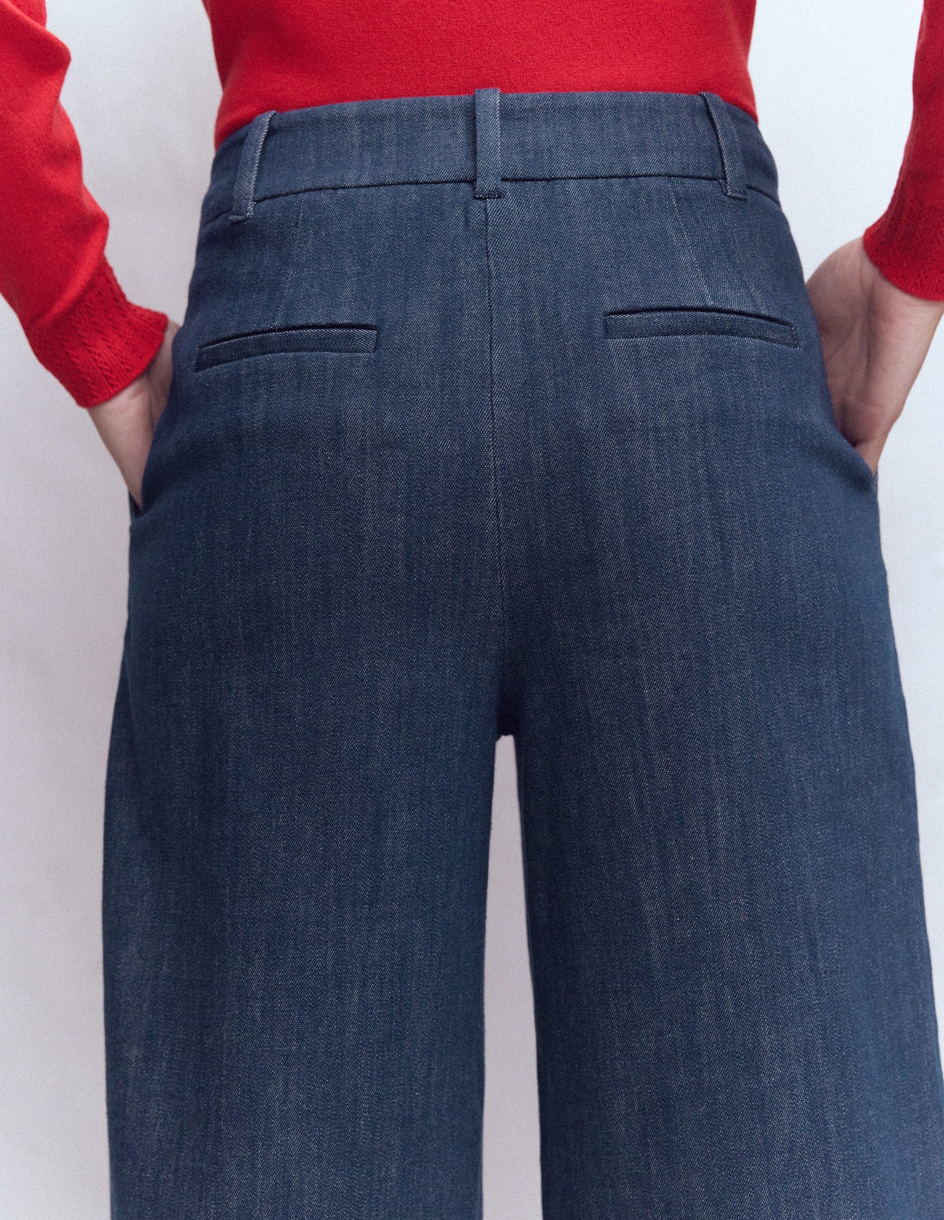 Kensington Twill Trousers-Indigo-4