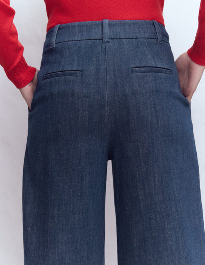 Kensington Twill Trousers-Indigo-4