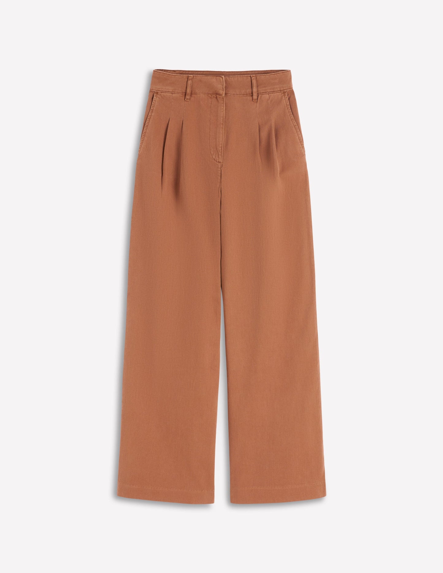 Kensington Wide Leg Trousers-Ginger