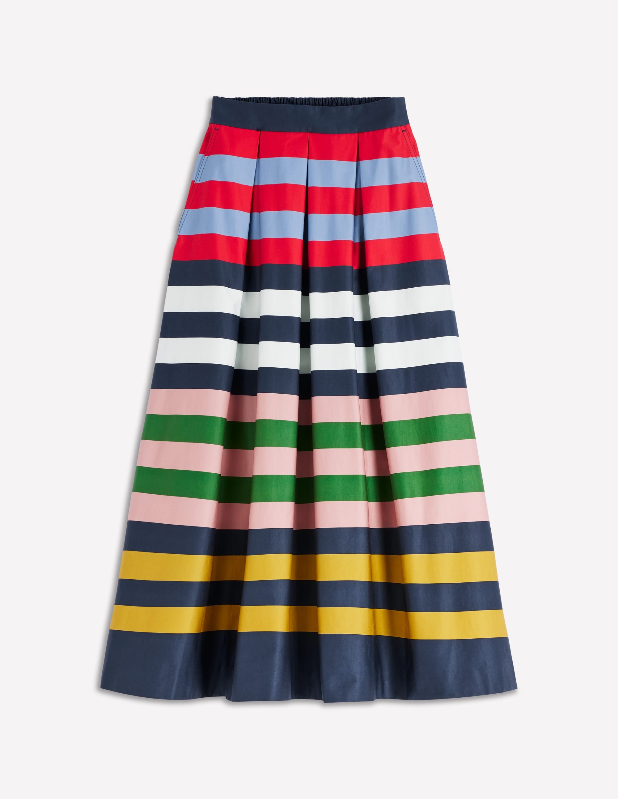 Verity Sateen Skirt-Multi Stripe - Image 6