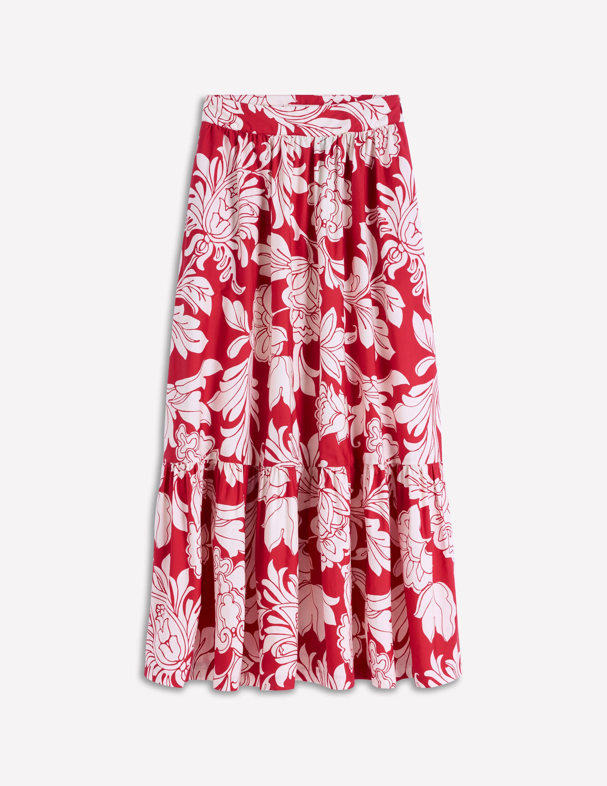 Abigail Poplin Maxi Skirt-Botanical Flourish - Image 5