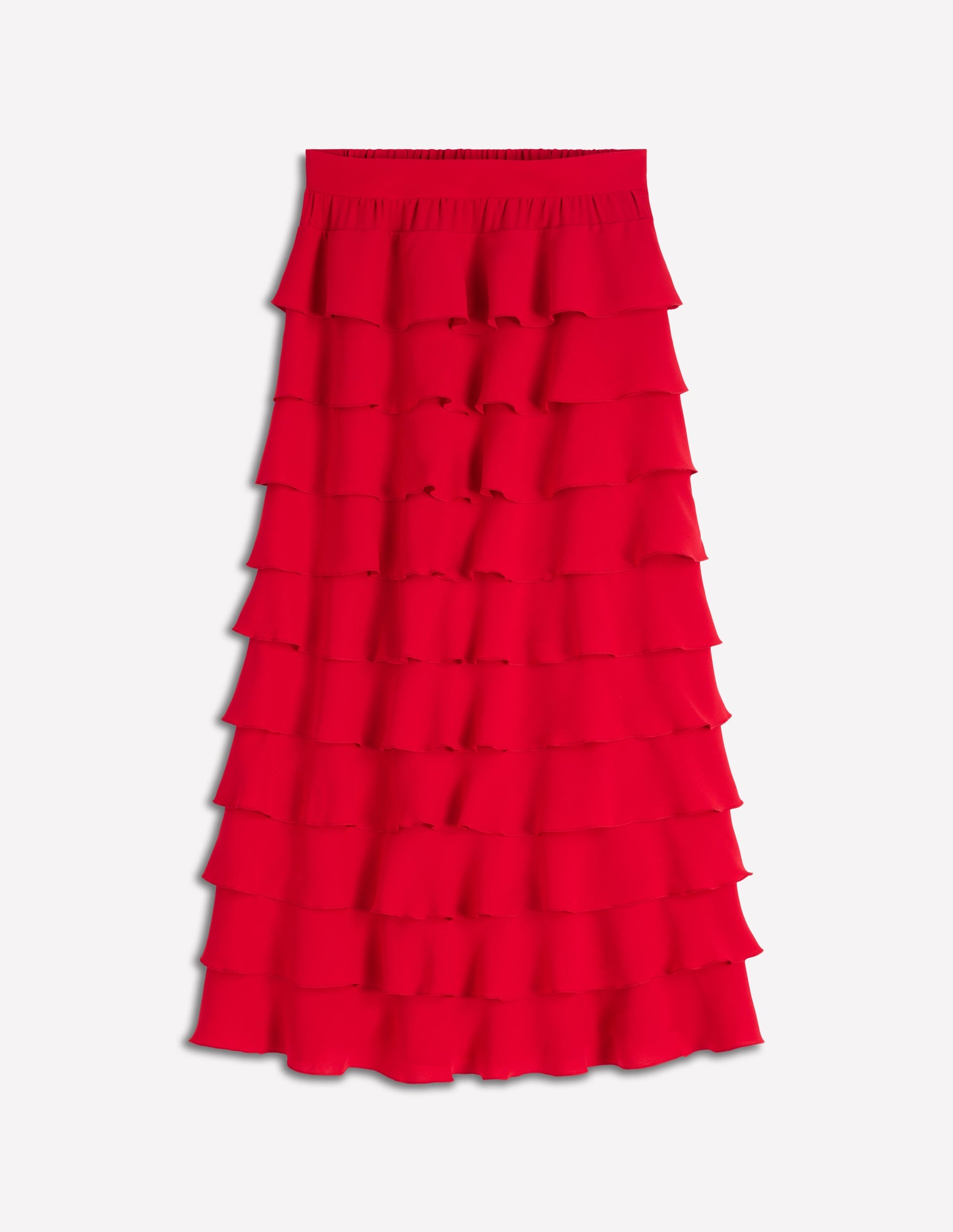 Tiered Maxi Skirt-Salsa-5