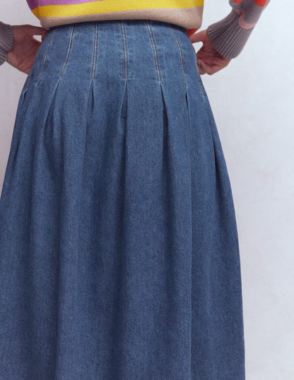 Valentina Denim Skirt-Mid Vintage-6