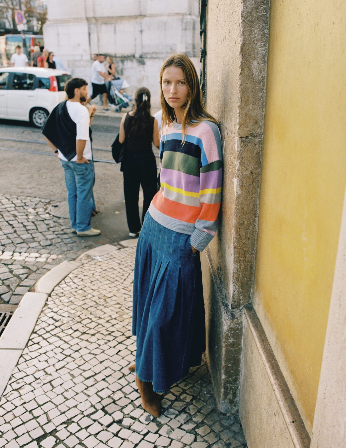 Valentina Denim Skirt-Mid Vintage