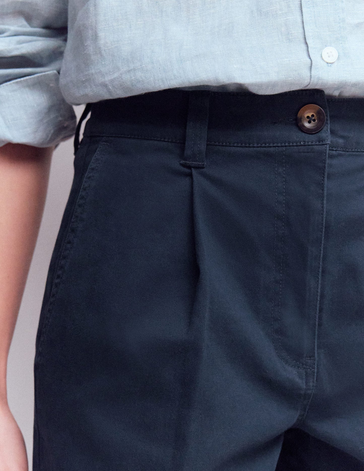 Chino Shorts-Navy