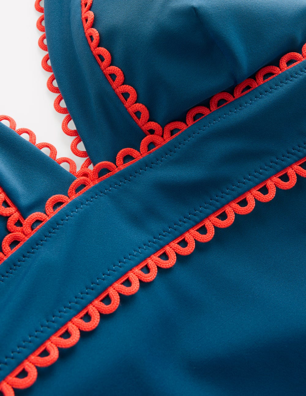 Porto V-neck Swimsuit-Oceanside, Firework - Image 7