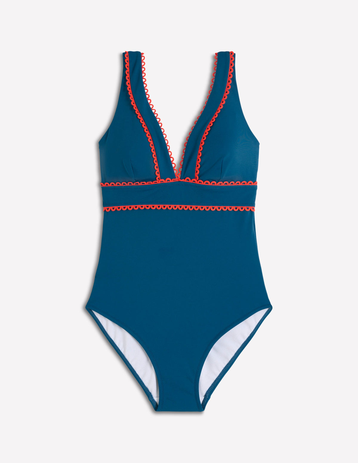 Porto V-neck Swimsuit-Oceanside, Firework - Image 6