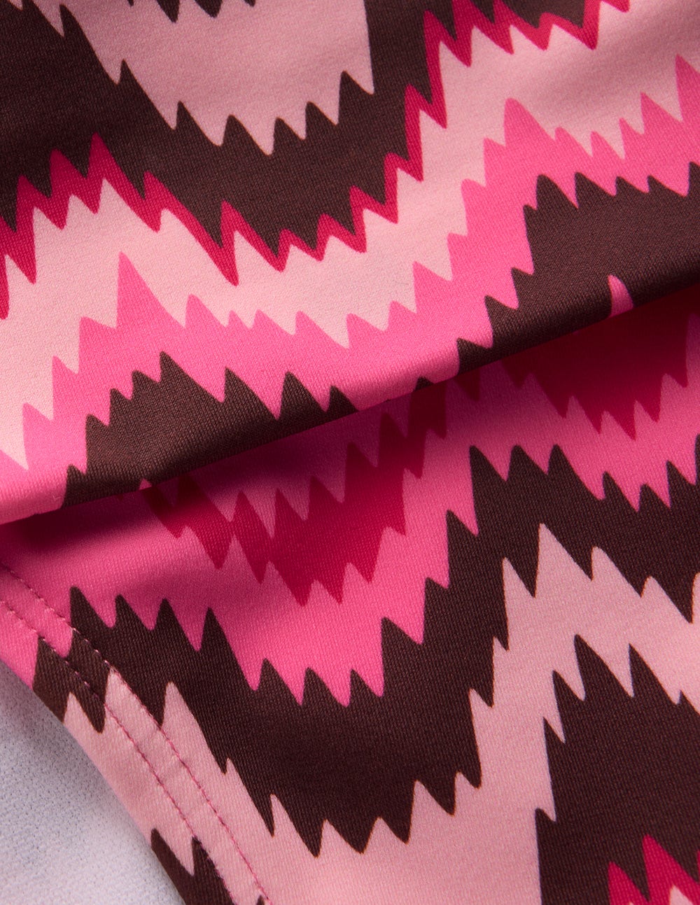 Classic Fold Bikini Bottoms-Pink, Zig zag Wave-8