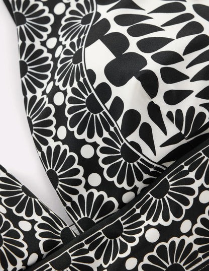 Porto Bikini Top-Black, Geo stamp-6