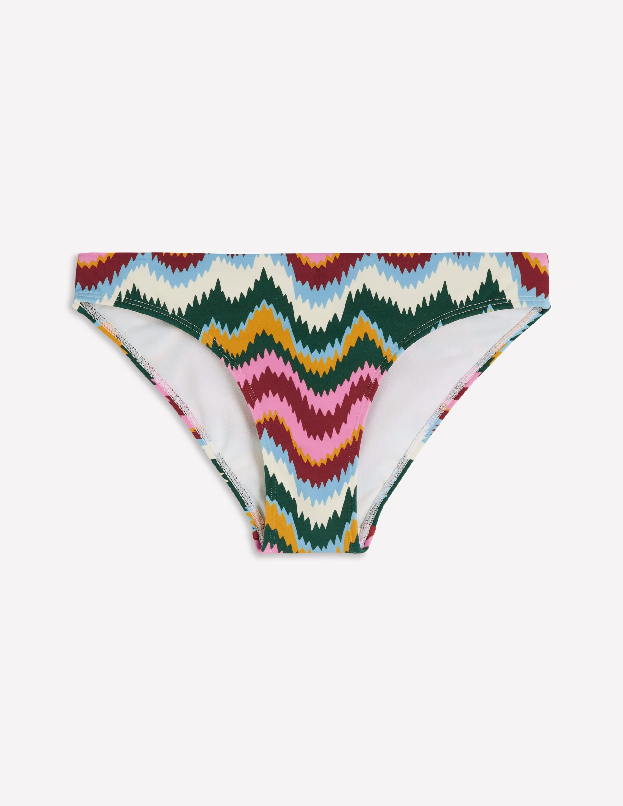 Classic Bikini Bottoms-Multi, Zig Zag Wave - Image 5