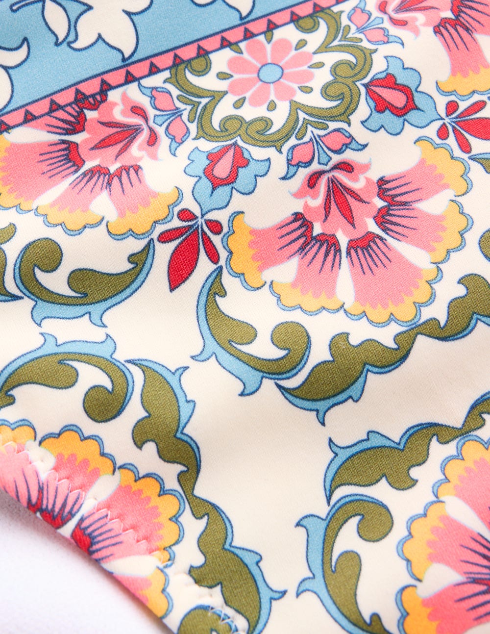 Classic Bikini Bottoms-Pink, Ornamental Trellis - Image 6