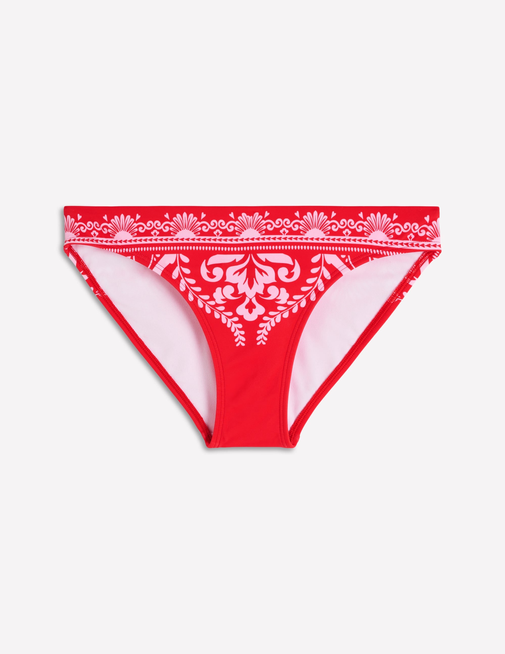Porto Bikini Bottoms-Red, Ornamental Garden - Image 9