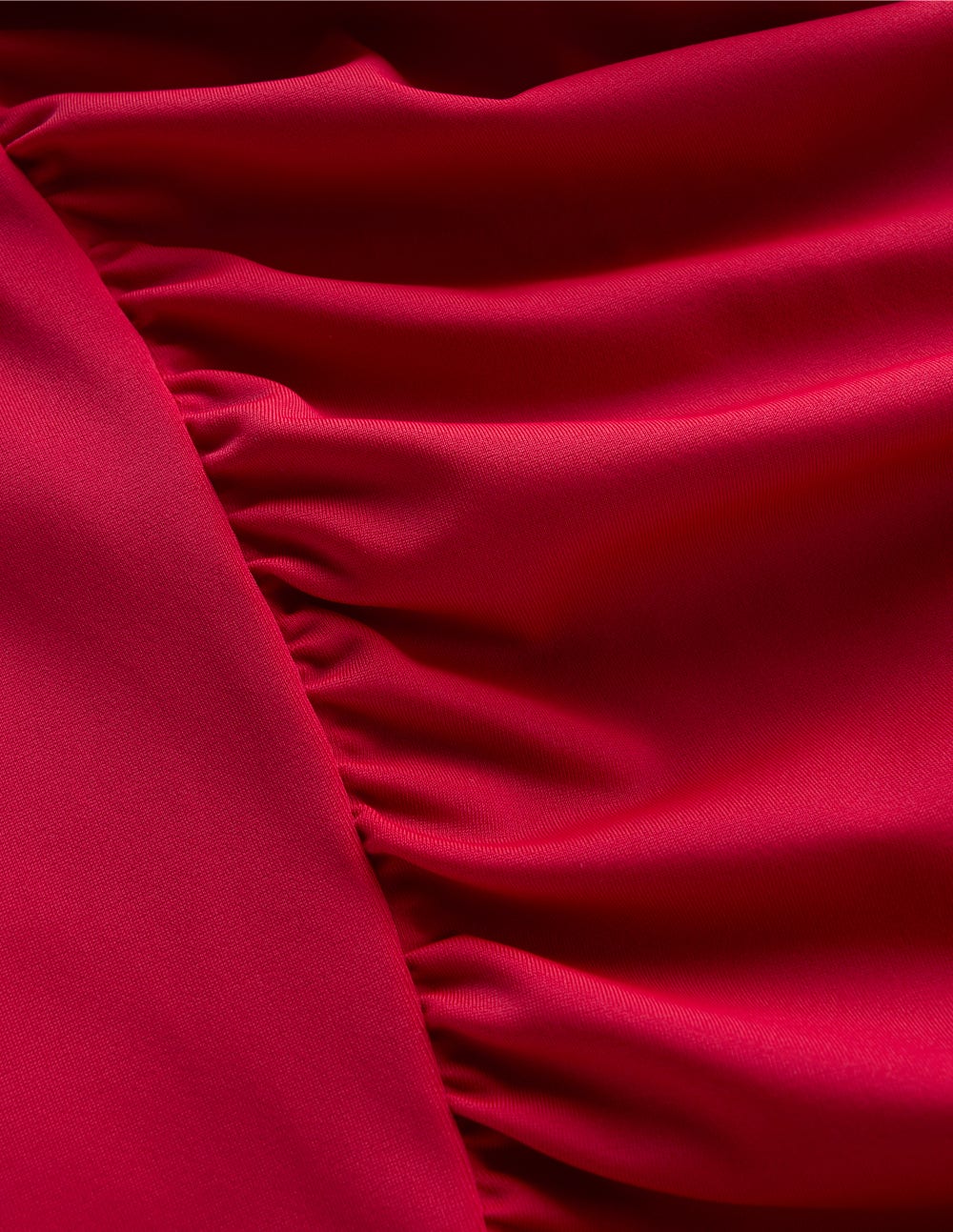 Kythira Ruched Tankini Top-Merida Red - Image 6