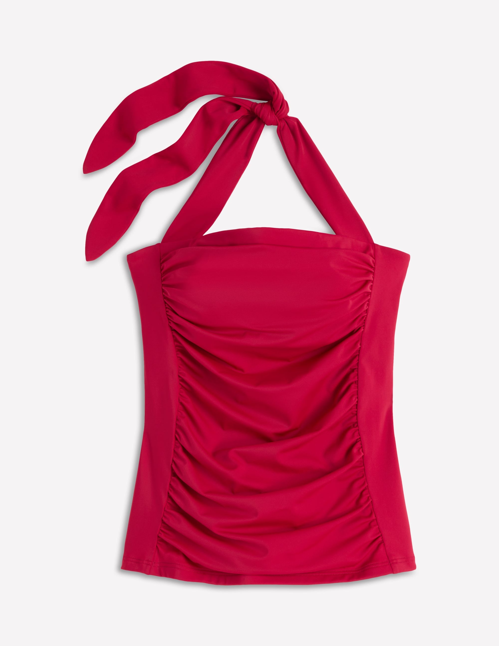 Kythira Ruched Tankini Top-Merida Red - Image 5