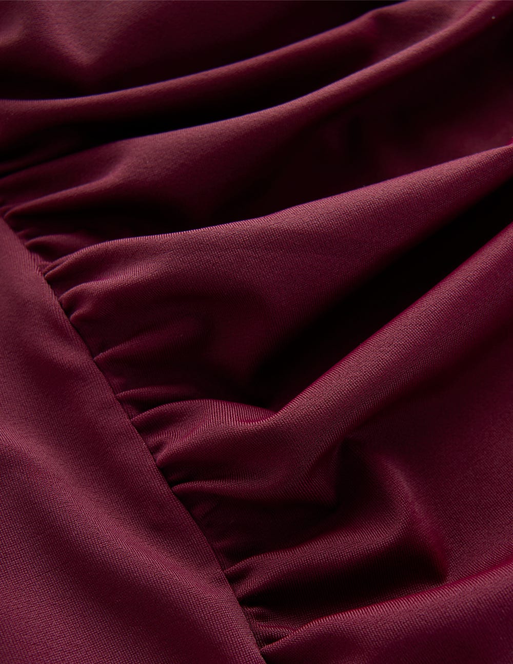 Kythira Ruched Tankini-Chocberry-9