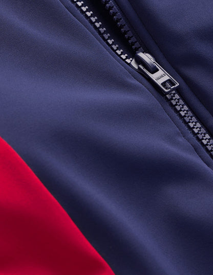 Rash Guard Swimsuit-Navy, Colourblock-7