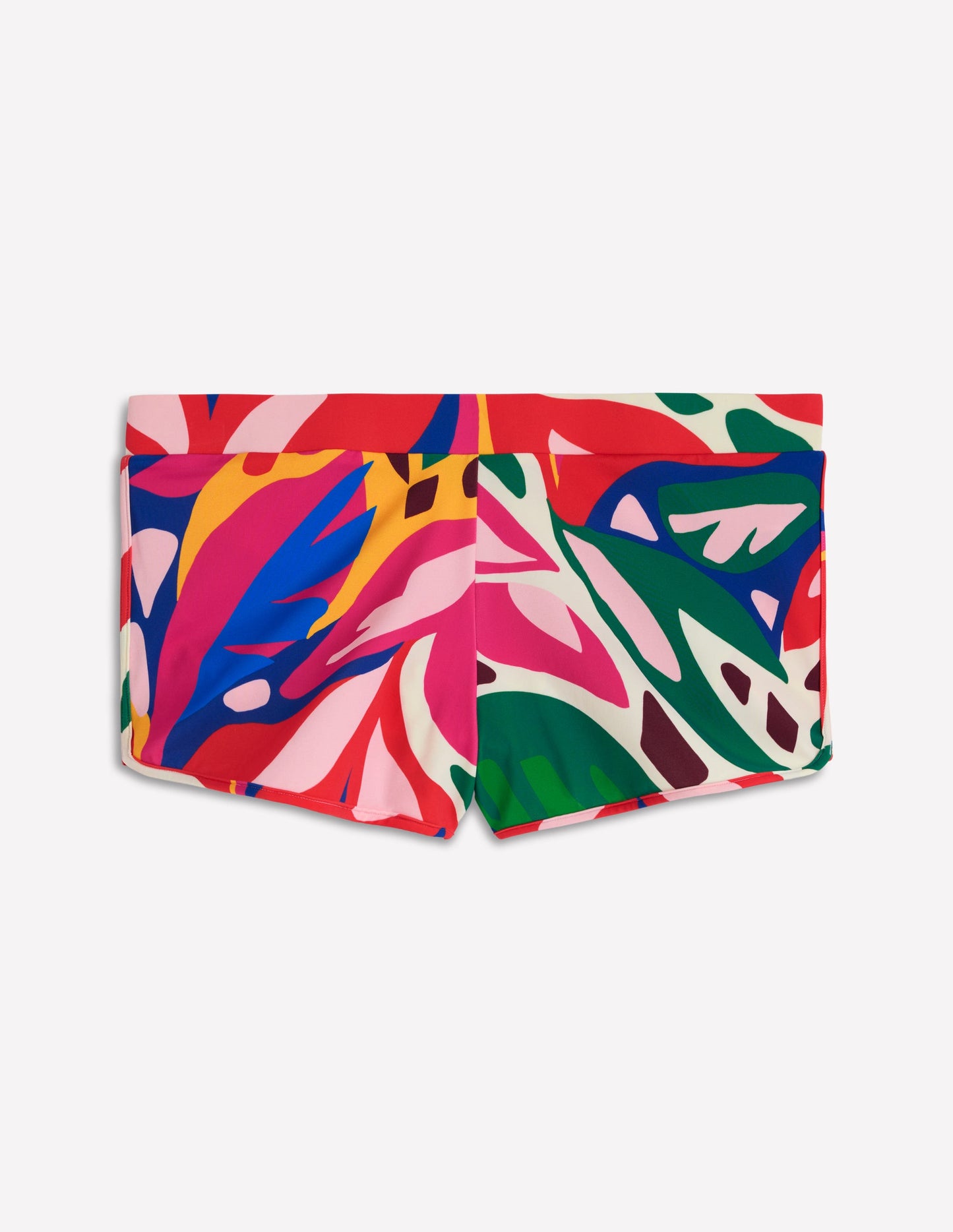 Rash Guard Swim Shorts-Multi, leafy cascade