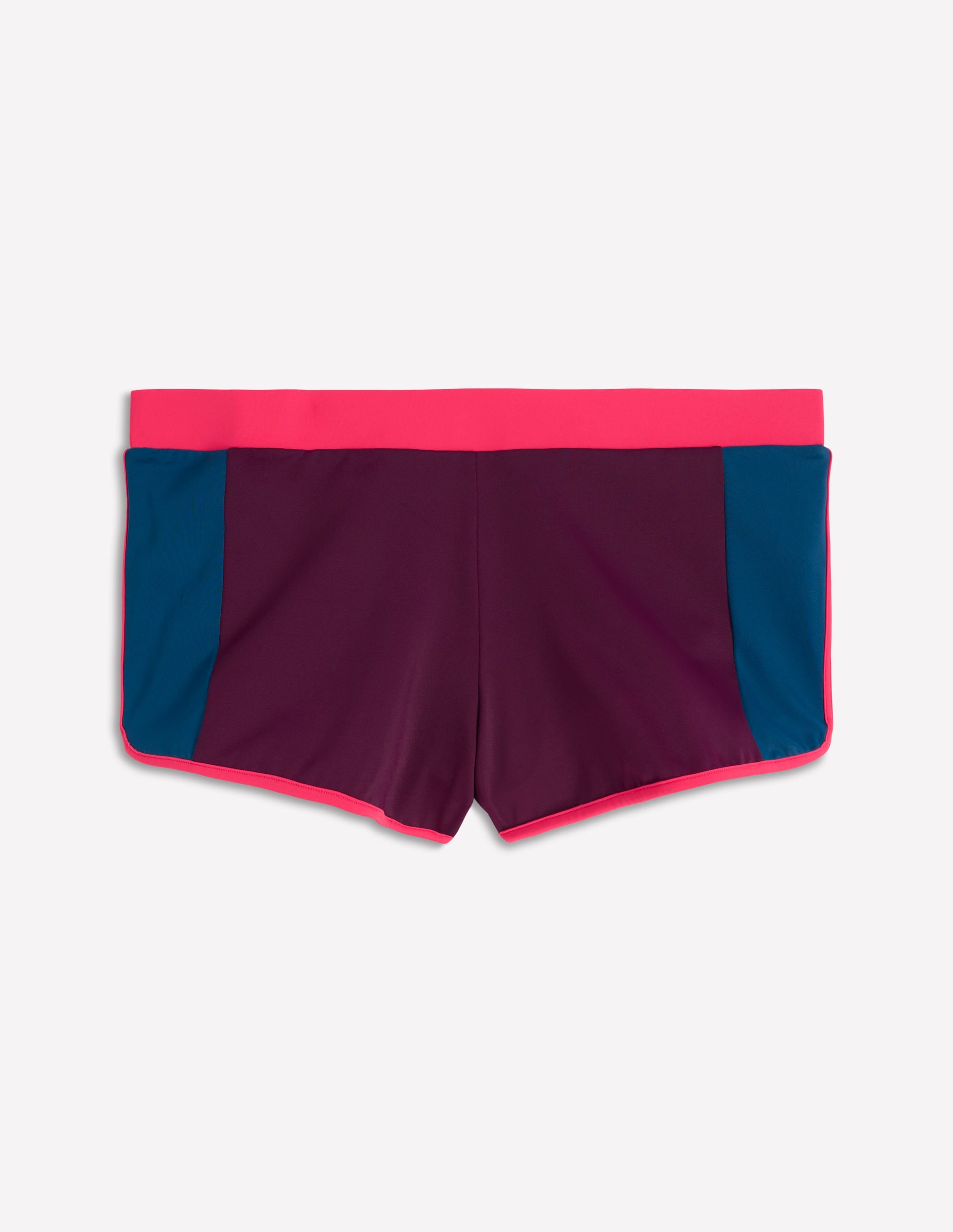 Rash Guard Swim Shorts-Purple, Colour block - Image 5