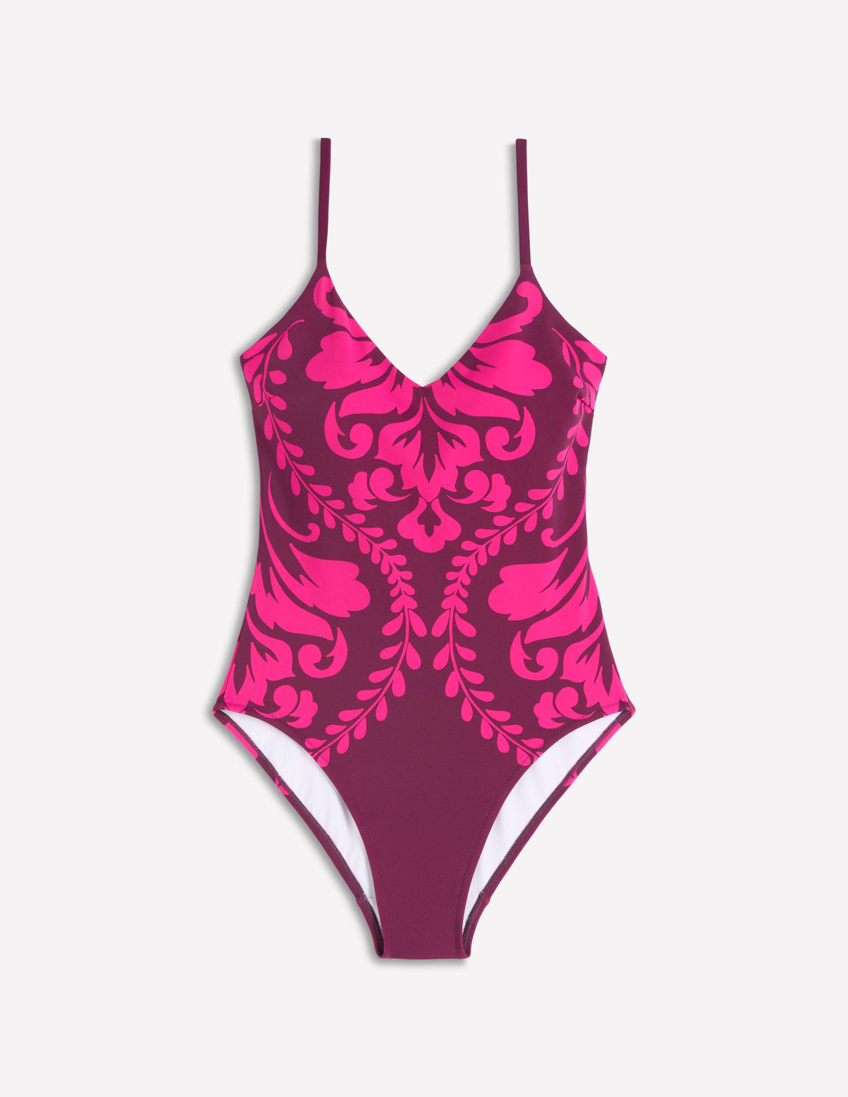 Palermo V Swimsuit-Chocberry, Decorative Lattice - Image 8