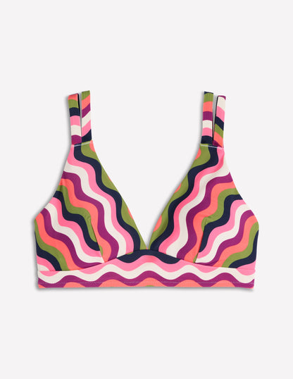 Arles Bikini Top-Multi, Wavy Stripe-5
