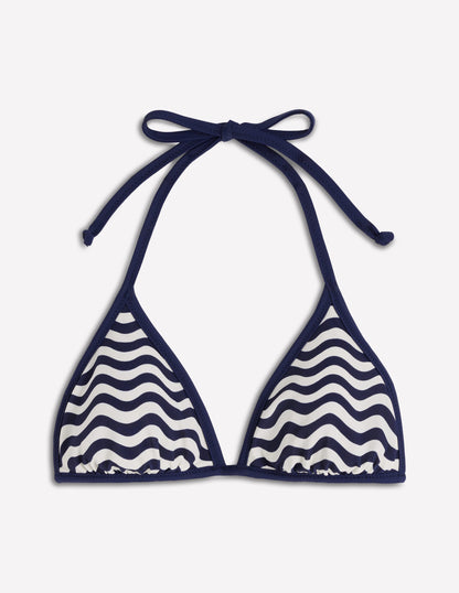 Symi Reversible Bikini Top-Navy, Stipe & Dot-6