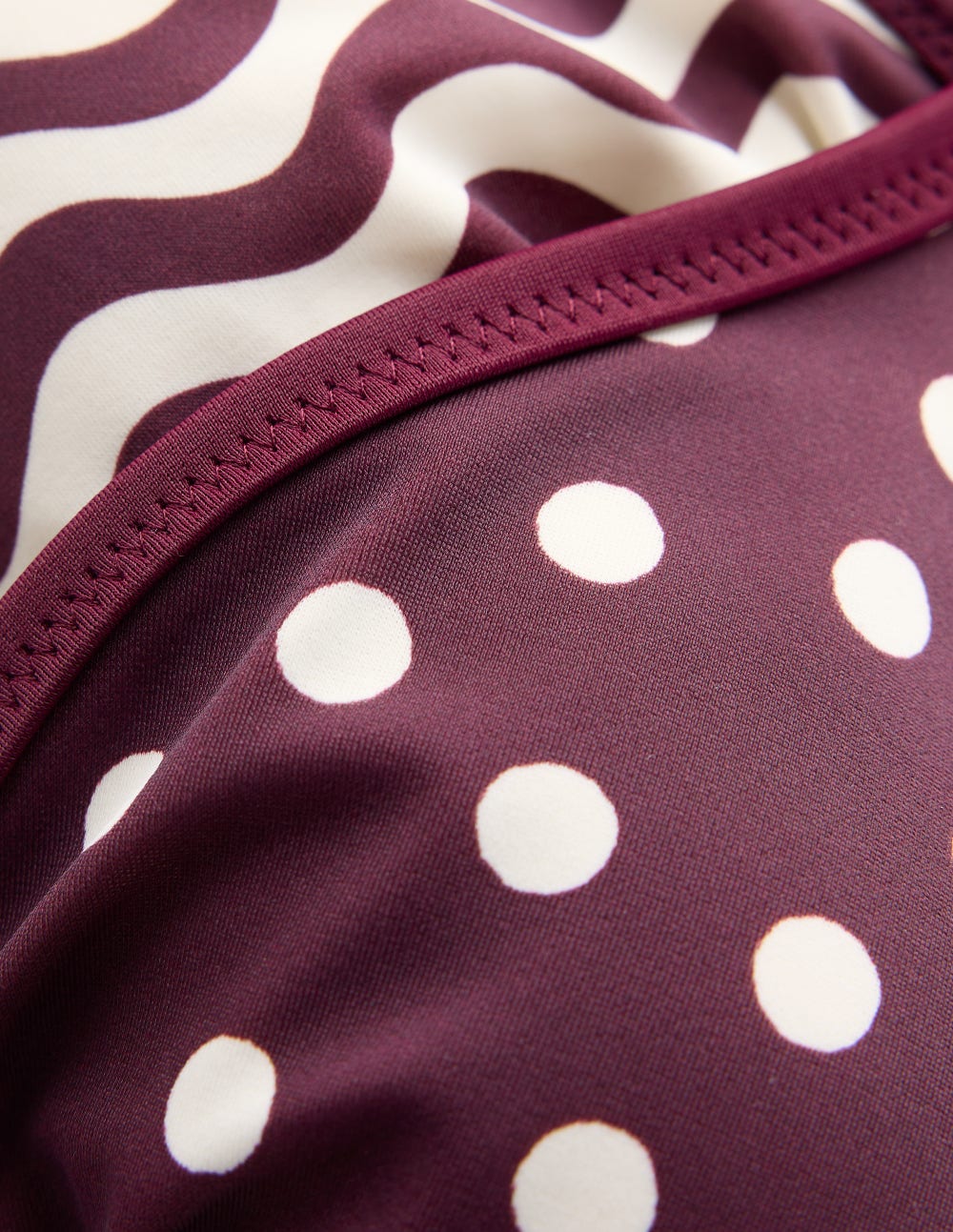 Symi Reversible Bikini Top-Chocberry, Stripe & Dot-6