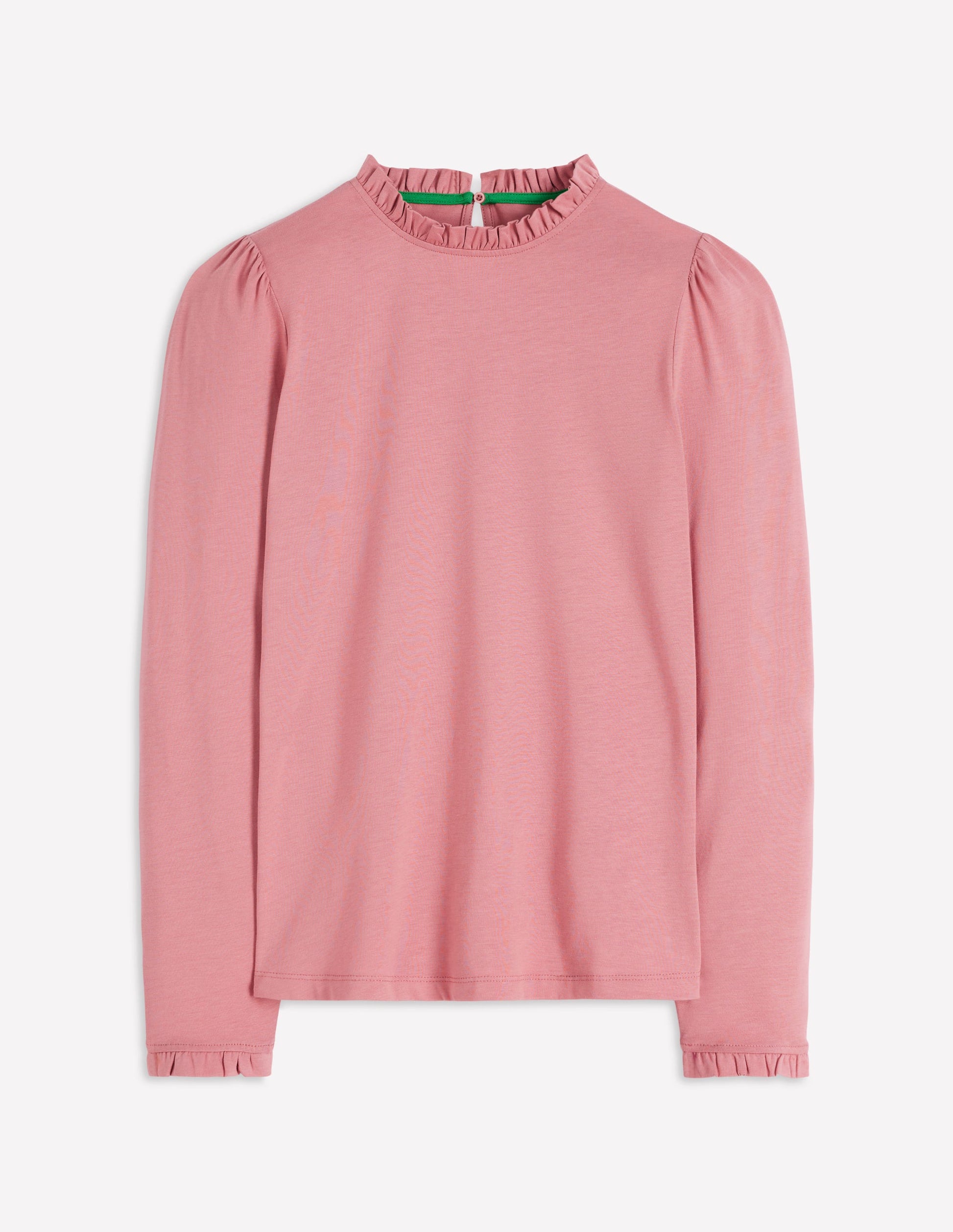 Supersoft Frill Detail Top-Vintage Rose-5