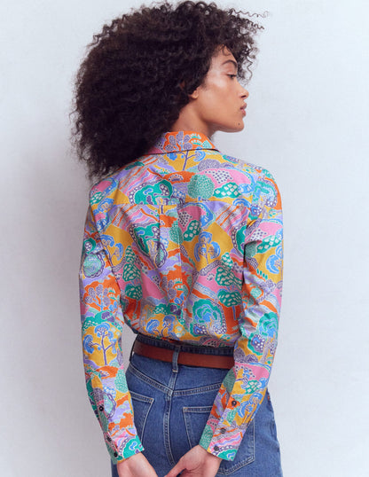 Sienna Cotton Shirt-Multi, Enchanted Dreamscape-3