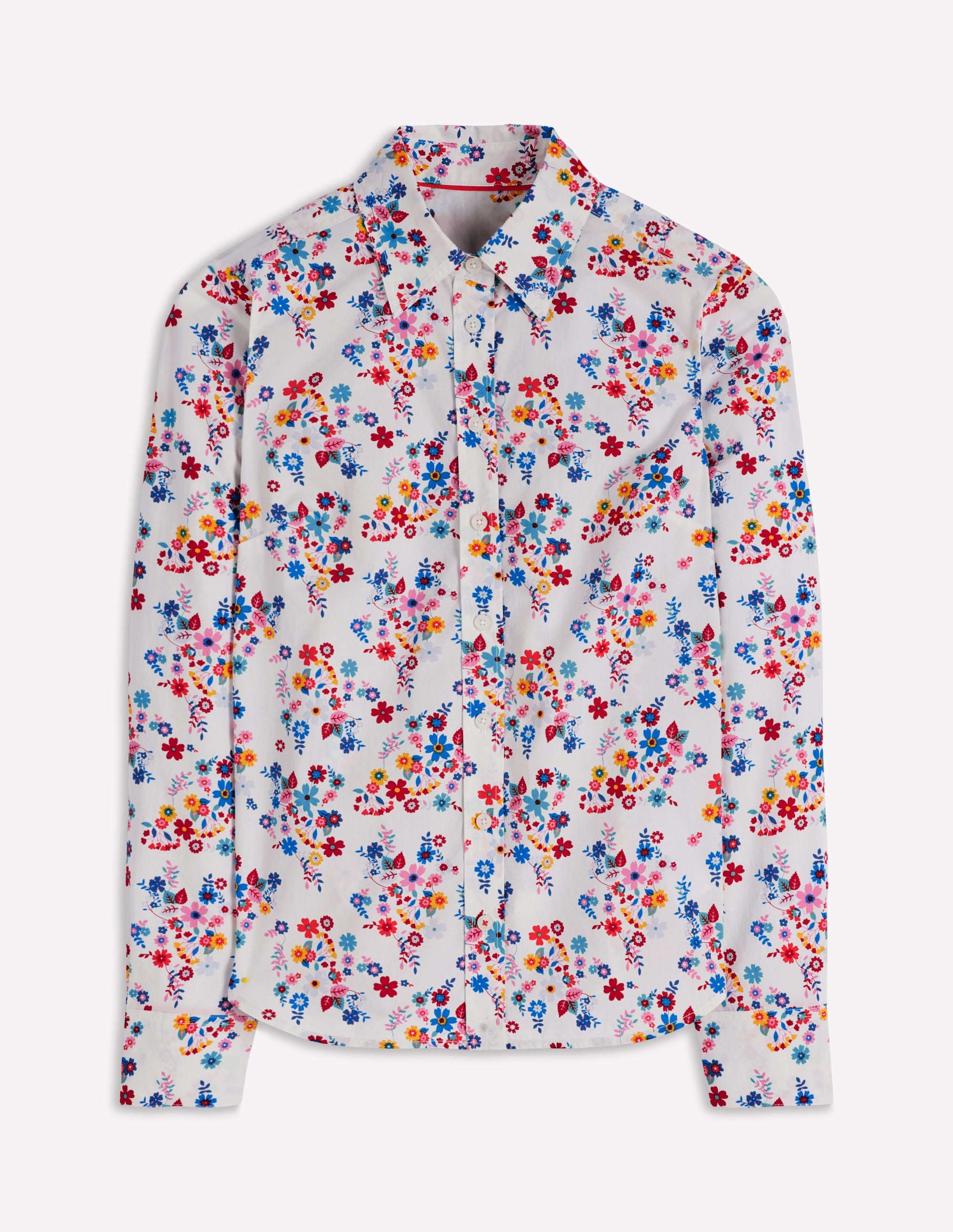 Sienna Cotton Shirt-Multi, Blossom Clusters - Image 6