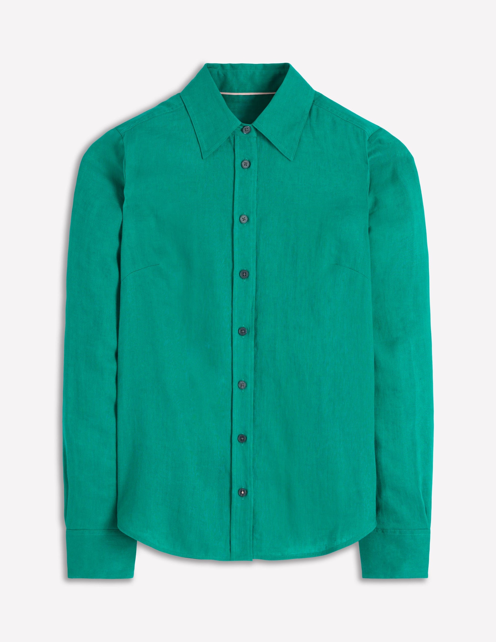 Sienna Linen Shirt-Deep Teal-5