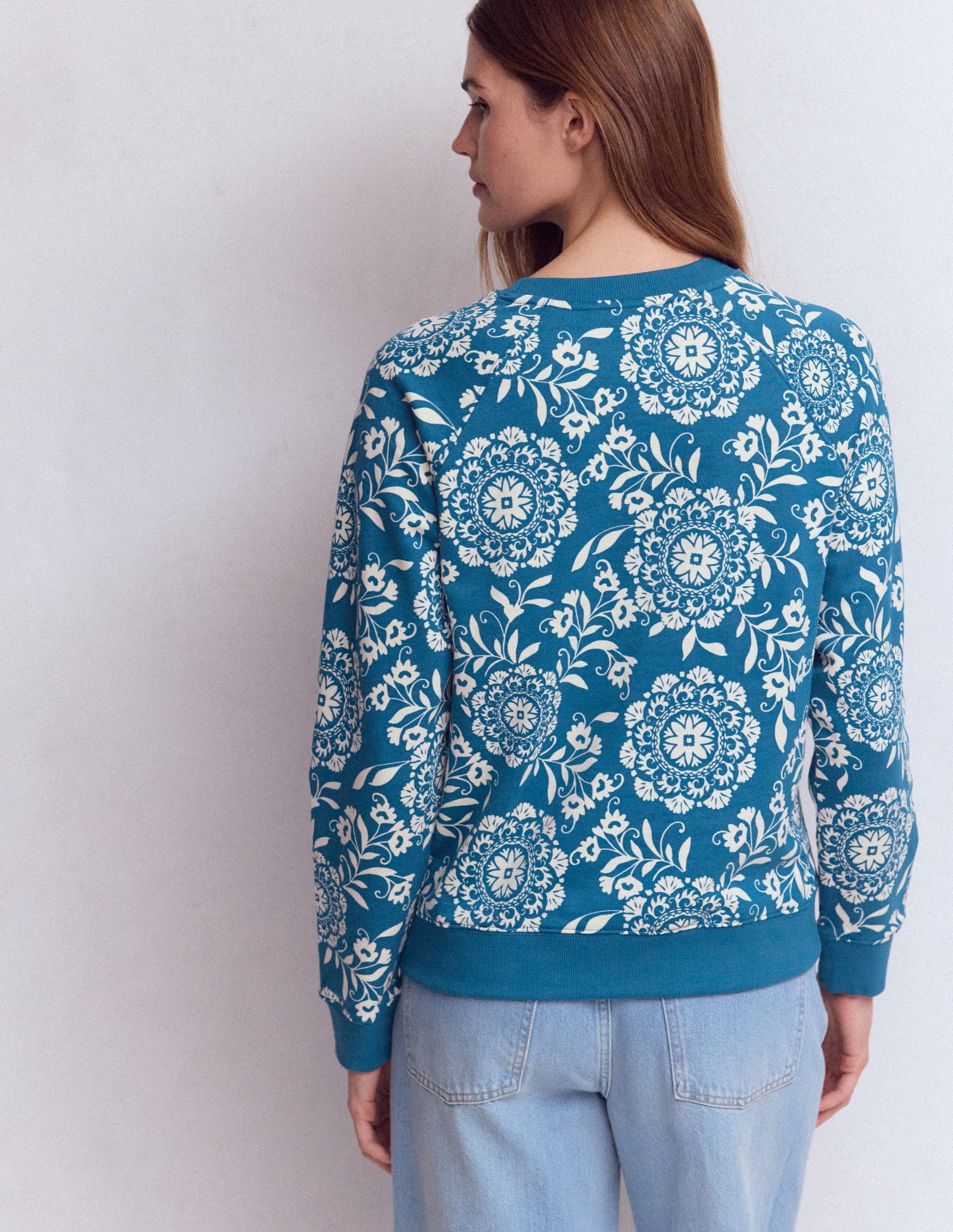 Rosa Printed Sweatshirt-Decorative Blossom-3