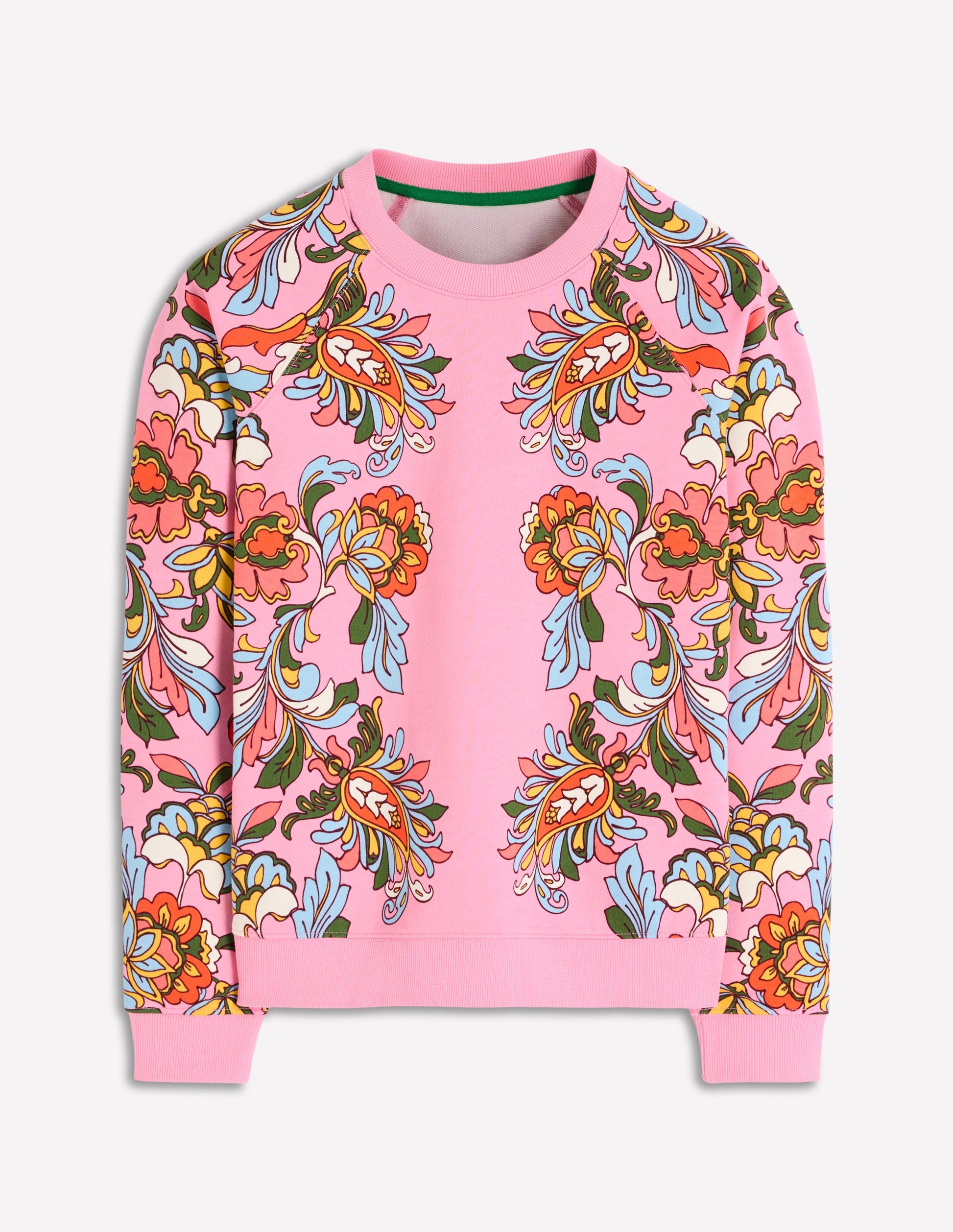 Rosa Printed Sweatshirt-Multi, Botanical Flourish-5