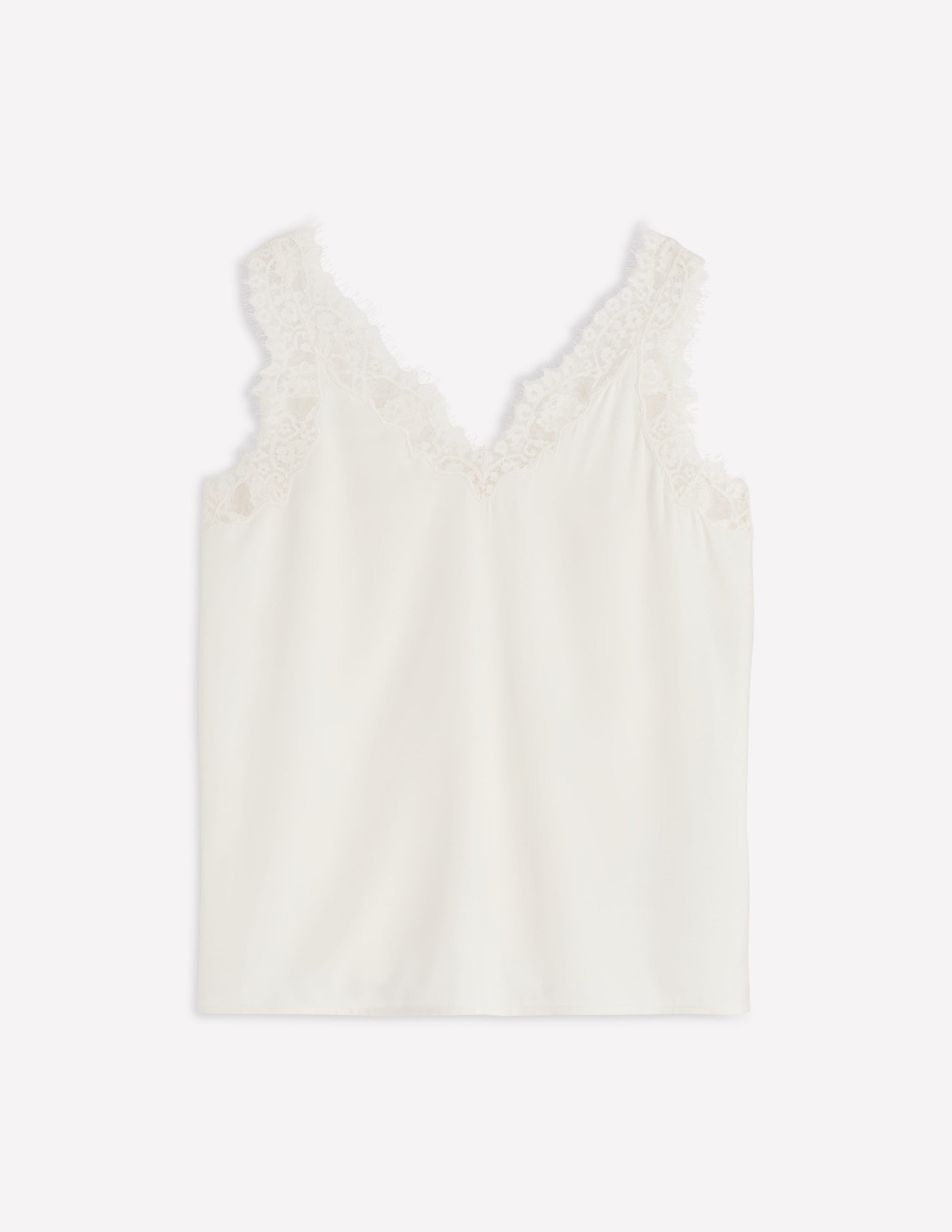 Ara Silk Blend Lace Cami-Ivory-6