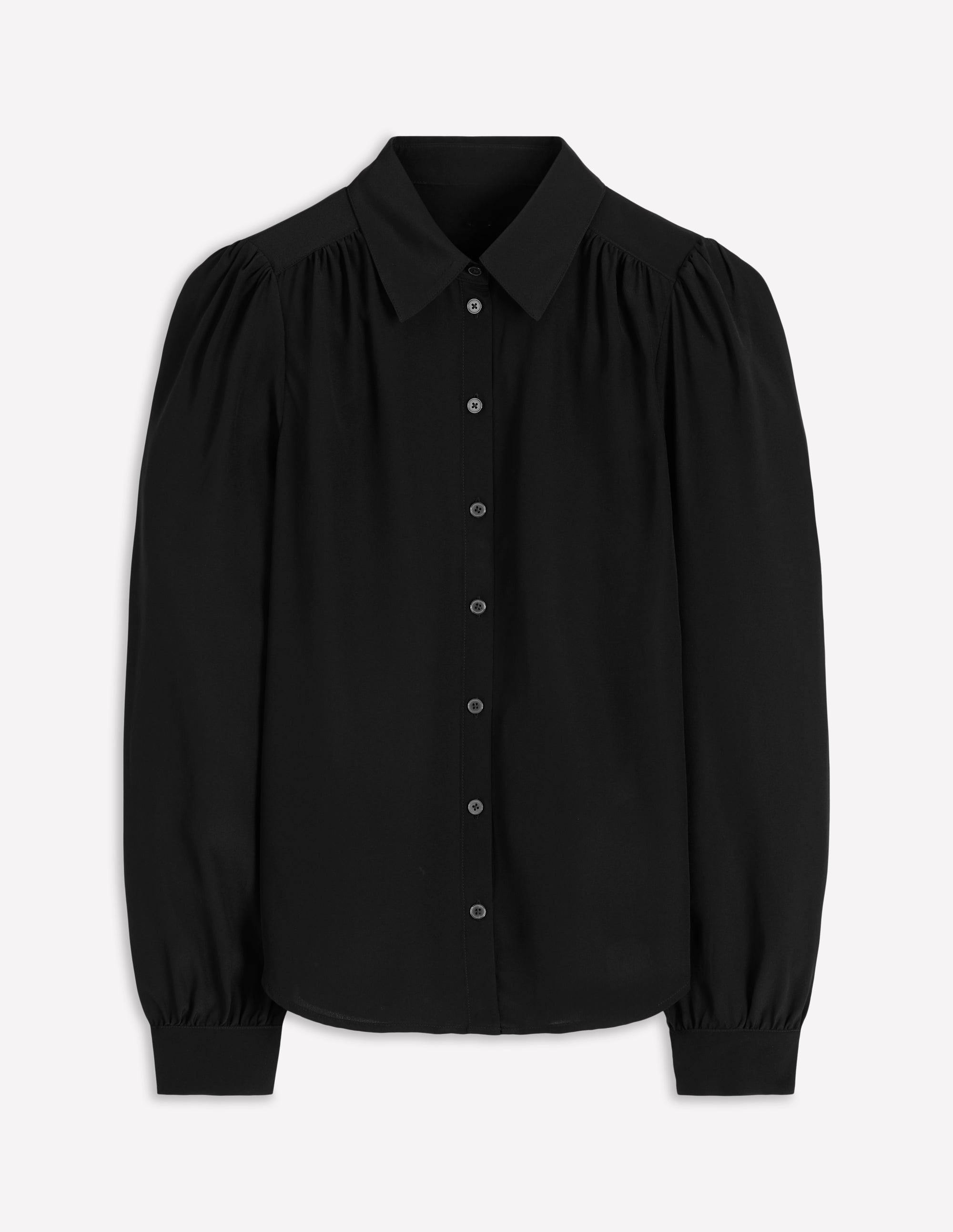 トップス Sara silky tops black Sara Silk Shirt-Black | Boden Global