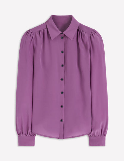 Sara Silk Shirt-Amethyst-5