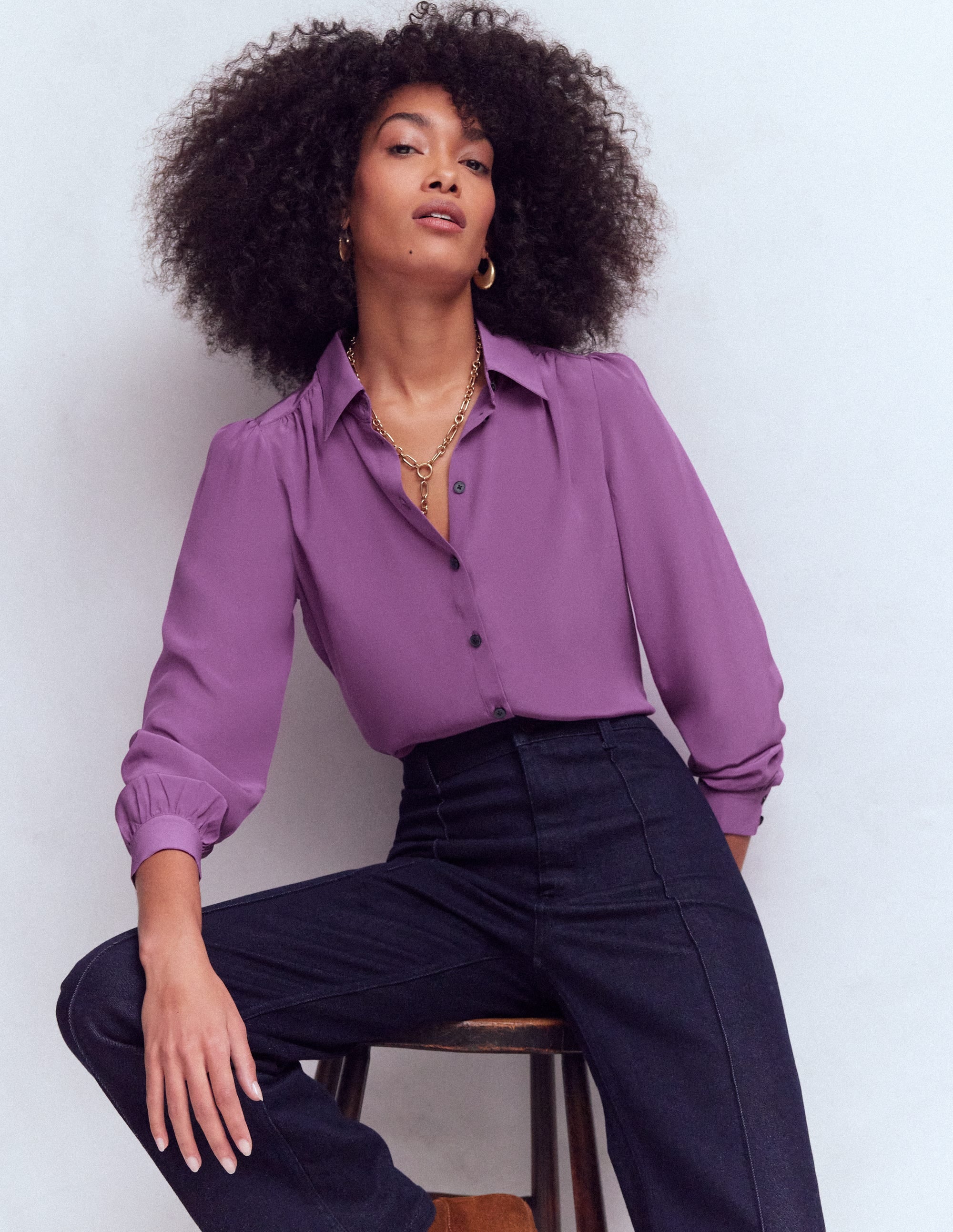 Women's Silk Tops | Boden Global