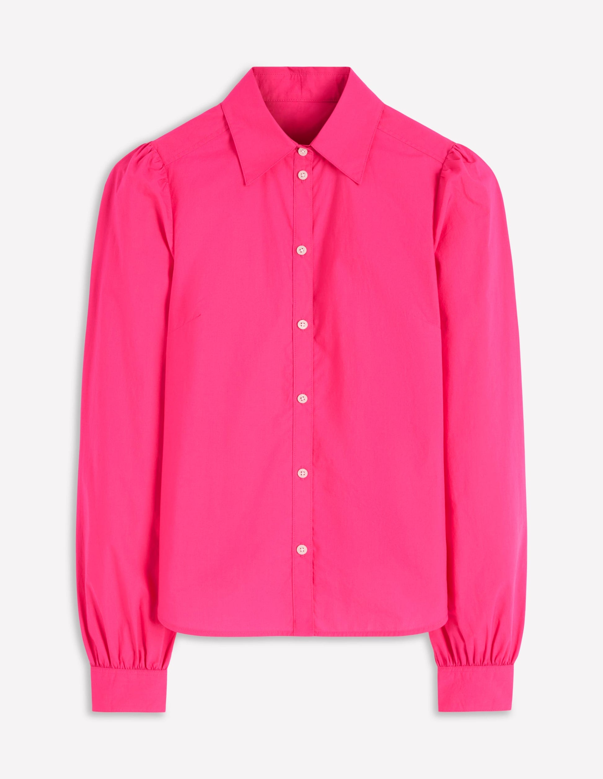 Cara Cotton Shirt-Pop Pansy-5