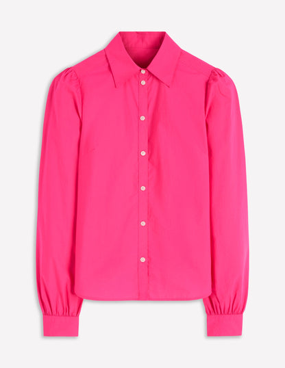 Cara Cotton Shirt-Pop Pansy-5