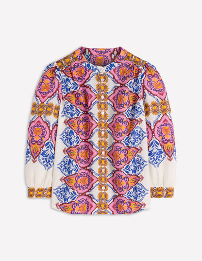 Alicia Linen Top-Multi, Ornamental Garden-6