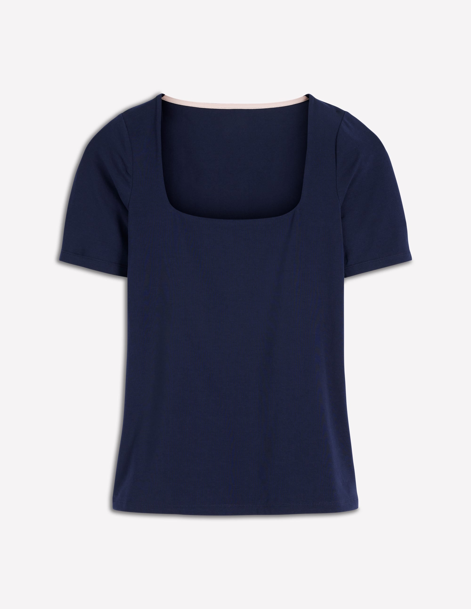 Brooke Double Layer T-shirt-Navy - Image 5