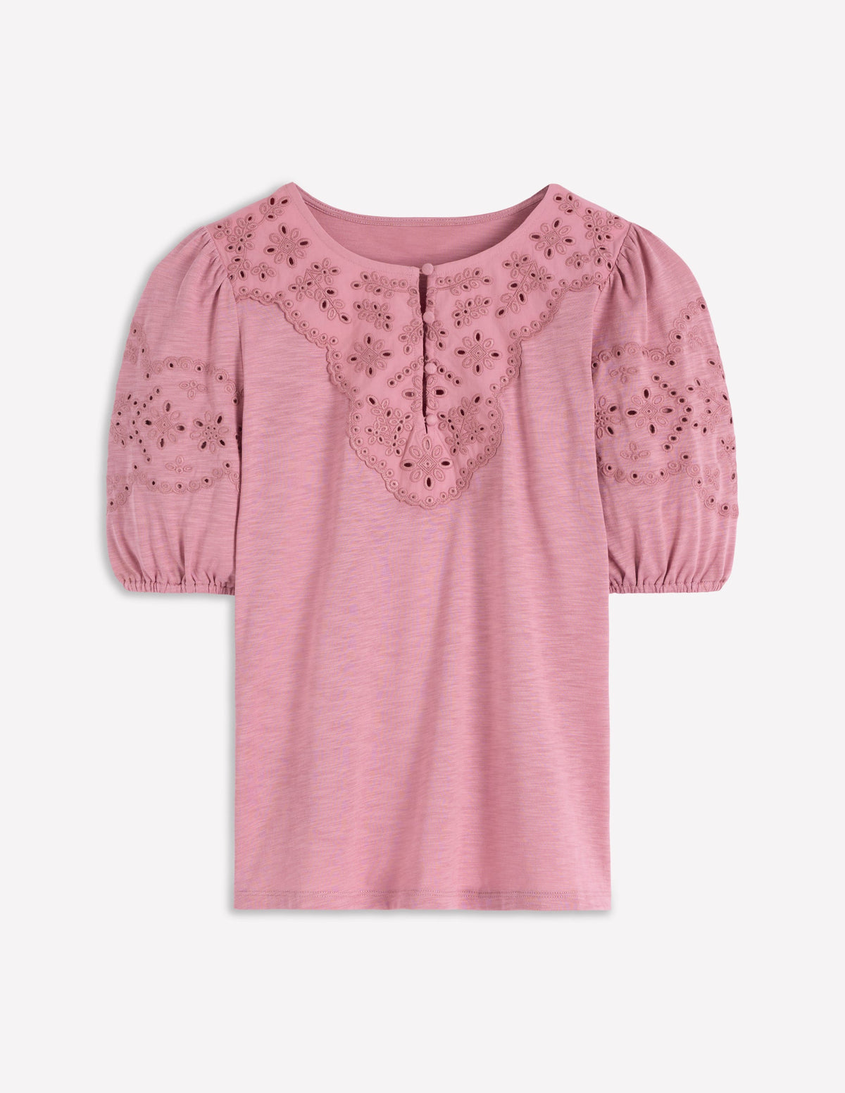 Ada Broderie Mix Top-Lilas - Image 5